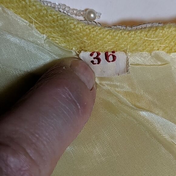 Vintage 60's Sequined Beaded Sweater Tank Top EUC! - Picture 13 of 15